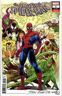 Cover Thumbnail for Amazing Spider-Man (Marvel, 2018 series) #1 (802) [Variant Edition - John Romita Cover]