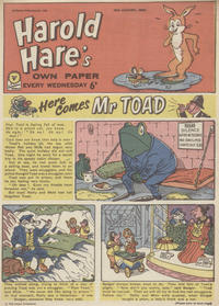 Cover Thumbnail for Harold Hare's Own Paper (IPC, 1959 series) #18 August 1962