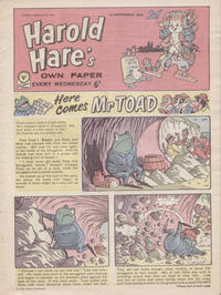 Cover Thumbnail for Harold Hare's Own Paper (IPC, 1959 series) #1 September 1962