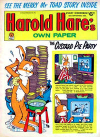 Cover Thumbnail for Harold Hare's Own Paper (IPC, 1959 series) #29 September 1962