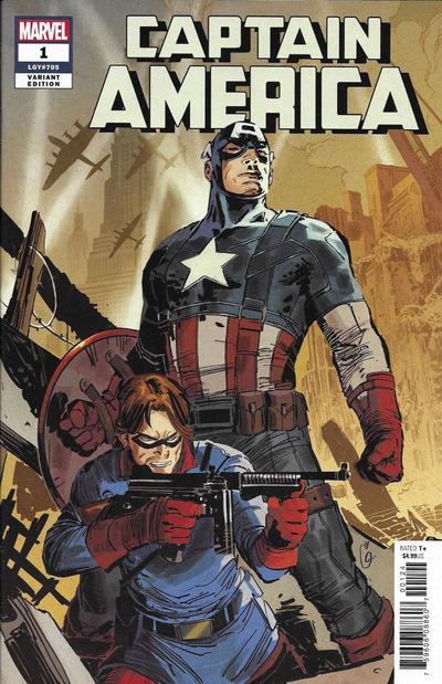 Cover for Captain America (Marvel, 2018 series) #1 [Ron Garney & Matt Milla]