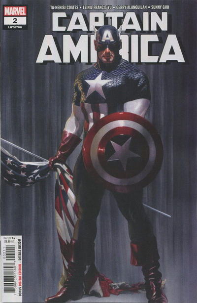 Cover for Captain America (Marvel, 2018 series) #2 (706) [Alex Ross]
