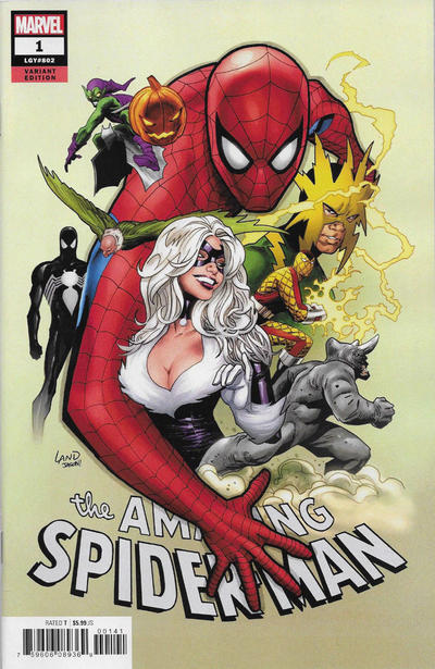 Cover for Amazing Spider-Man (Marvel, 2018 series) #1 (802) [Variant Edition - Greg Land Cover]