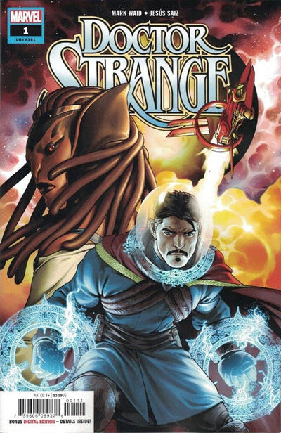 Cover for Doctor Strange (Marvel, 2018 series) #1 [Jesús Saiz]
