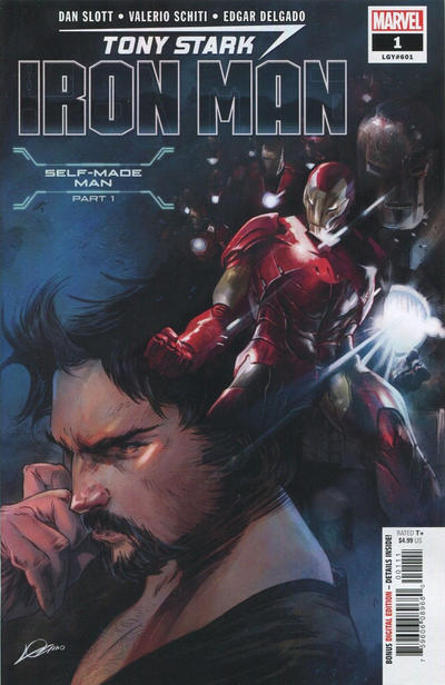 Cover for Tony Stark: Iron Man (Marvel, 2018 series) #1 (601) [Alexander Lozano]