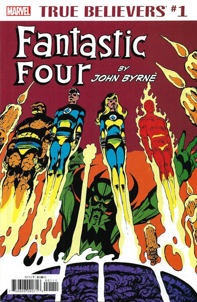 Cover for True Believers: Fantastic Four by John Byrne (Marvel, 2018 series) #1