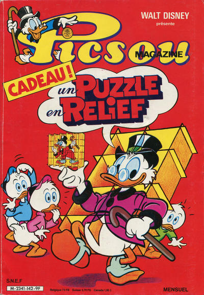 Cover for Picsou Magazine (Disney Hachette Presse, 1972 series) #142