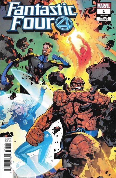 Cover for Fantastic Four (Marvel, 2018 series) #1 [Emanuela Lupacchino]