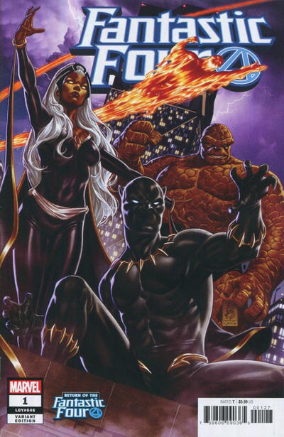 Cover for Fantastic Four (Marvel, 2018 series) #1 [Mark Brooks]