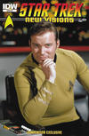 Cover for Star Trek: New Visions (IDW, 2014 series) #22 [FanExpo Convention Exclusive William Shatner Photo Cover]