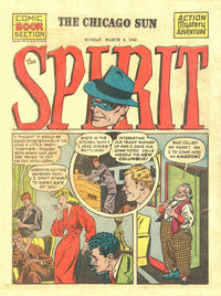 Cover for The Spirit (Register and Tribune Syndicate, 1940 series) #3/4/1945 [Chicago Sun Edition]