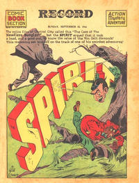 Cover for The Spirit (Register and Tribune Syndicate, 1940 series) #9/24/1944 [Philadelphia Record Edition]