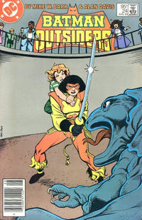 Cover Thumbnail for Batman and the Outsiders (DC, 1983 series) #24 [Canadian]