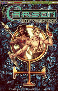Cover for Edgar Rice Burroughs' Carson of Venus: Fear on Four Worlds (American Mythology Productions, 2018 series) #1 [Visions of Venus Cover]