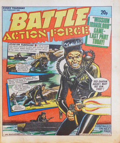 Cover for Battle Action Force (IPC, 1983 series) #25 February 1984 [460]