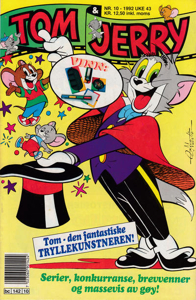 Cover for Tom & Jerry (Semic, 1979 series) #10/1992