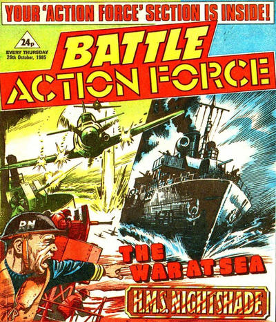 Cover for Battle Action Force (IPC, 1983 series) #26 October 1985 [547]