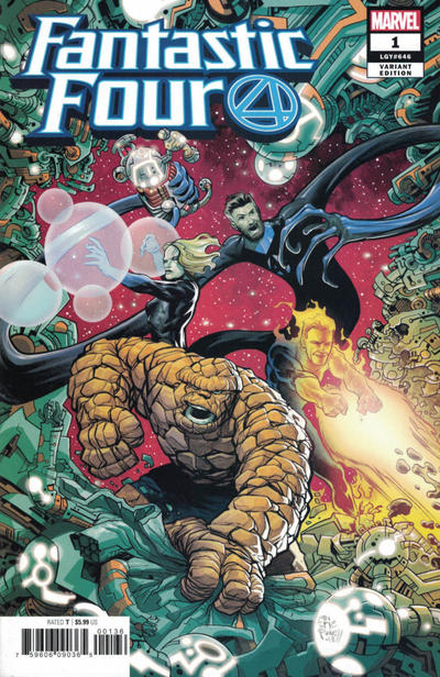 Cover for Fantastic Four (Marvel, 2018 series) #1 [Eric Powell]