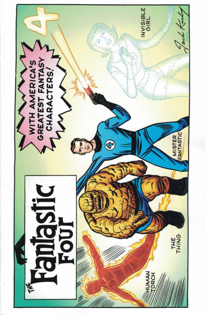 Cover for Fantastic Four (Marvel, 2018 series) #1 [Jack Kirby 'Hidden Gem' Color]