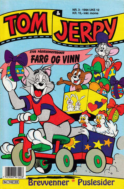 Cover for Tom & Jerry (Semic, 1979 series) #3/1994