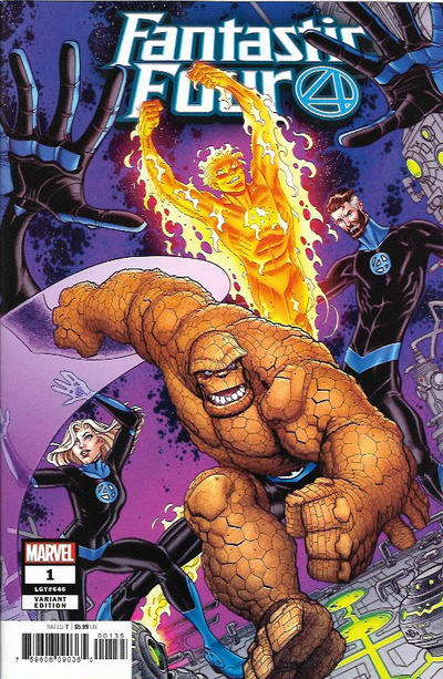 Cover for Fantastic Four (Marvel, 2018 series) #1 [Nick Bradshaw]