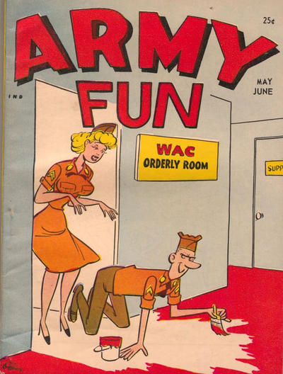 Cover for Army Fun (Prize, 1952 series) #v4#4