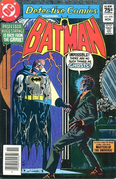 Cover for Detective Comics (DC, 1937 series) #520 [Canadian]