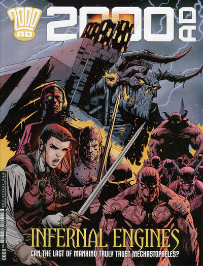 Cover for 2000 AD (Rebellion, 2001 series) #2093