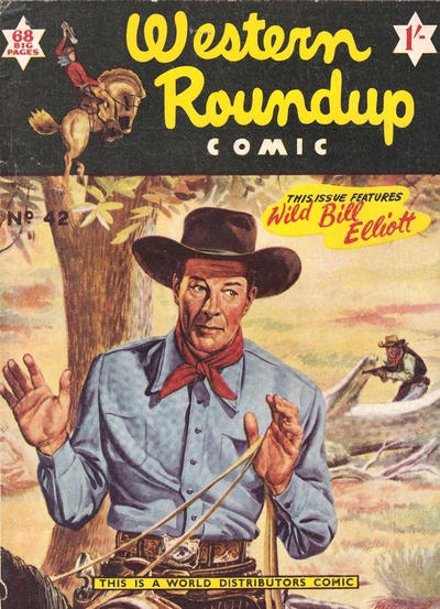 Cover for Western Roundup Comic (World Distributors, 1955 series) #42