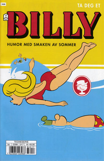 Cover for Billy (Hjemmet / Egmont, 1998 series) #17/2018