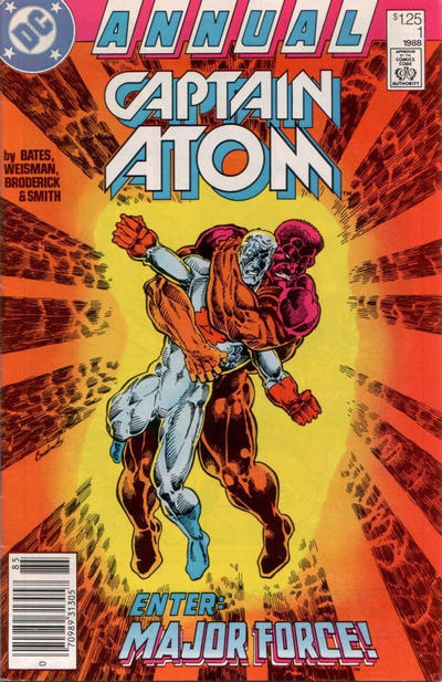 Cover for Captain Atom Annual (DC, 1988 series) #1 [Direct]