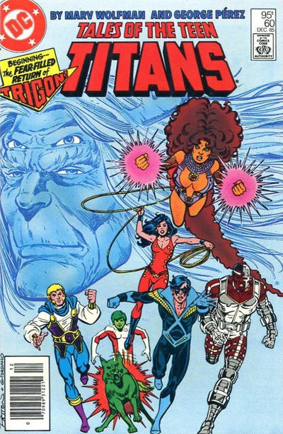 Cover for Tales of the Teen Titans (DC, 1984 series) #60 [Canadian]
