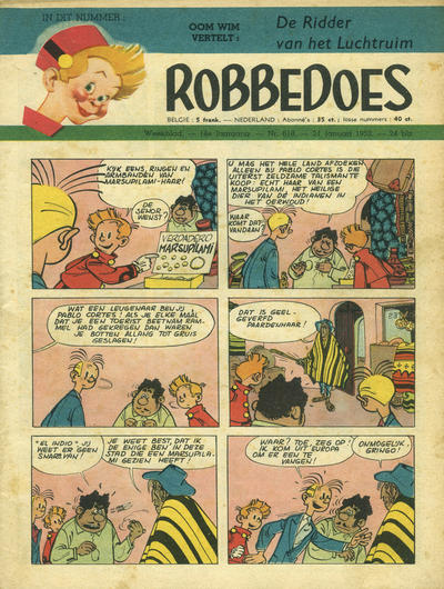 Cover for Robbedoes (Dupuis, 1938 series) #618