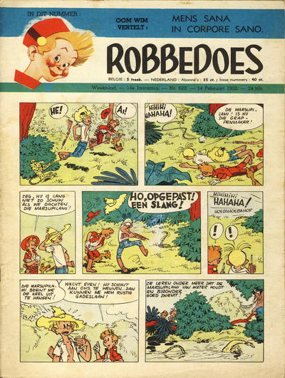 Cover for Robbedoes (Dupuis, 1938 series) #620