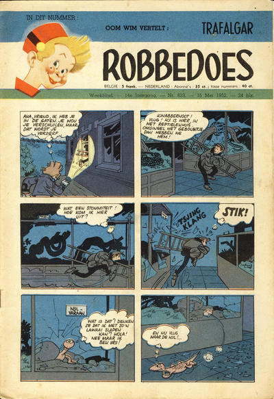 Cover for Robbedoes (Dupuis, 1938 series) #633