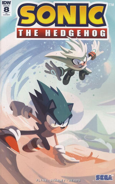 Cover for Sonic the Hedgehog (IDW, 2018 series) #8 [Fourdraine RI Variant]