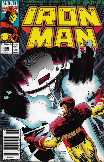 Cover for Iron Man (Marvel, 1968 series) #266 [Australian]