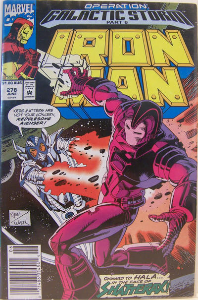 Cover for Iron Man (Marvel, 1968 series) #278 [Australian]