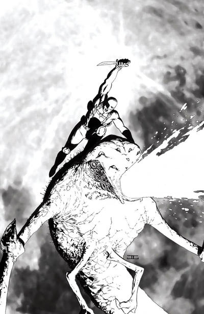 Cover for Extermination (Boom! Studios, 2012 series) #1 [Cover H - John Cassaday Virgin Art Black and White]
