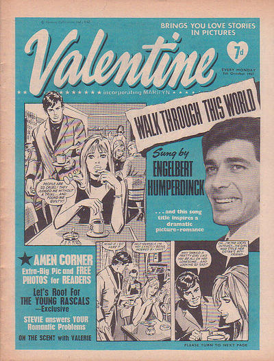 Cover for Valentine (IPC, 1957 series) #7 October 1967