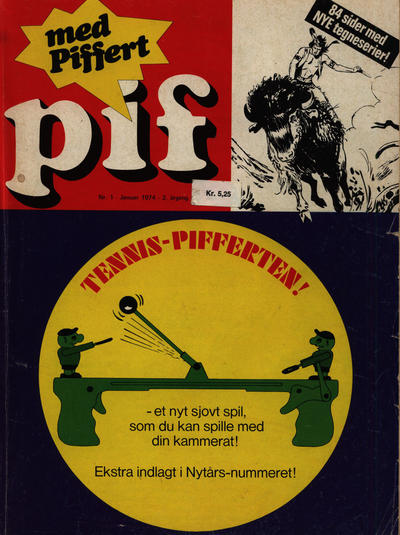Cover for Pif (Egmont, 1973 series) #1/1974