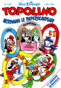 Cover Thumbnail for Topolino (Disney Italia, 1988 series) #1705