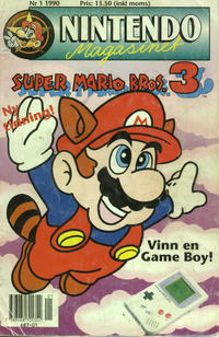 Cover Thumbnail for Nintendo magasinet (Atlantic Förlags AB; Pandora Press, 1990 series) #1/1990