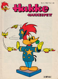 Cover Thumbnail for Hakke Hakkespett (Serieforlaget / Se-Bladene / Stabenfeldt, 1963 series) #4/1964