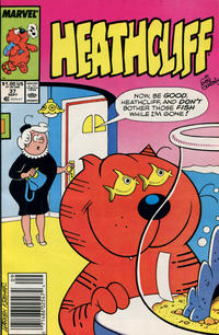 Cover Thumbnail for Heathcliff (Marvel, 1985 series) #37 [Newsstand]