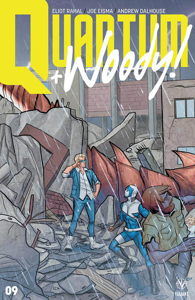 Cover for Quantum and Woody! (Valiant Entertainment, 2017 series) #9 [Cover C - Joe Eisma]