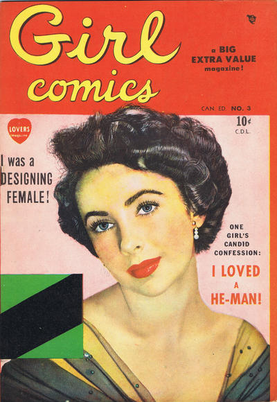 Cover for Girl Comics (Bell Features, 1949 series) #3