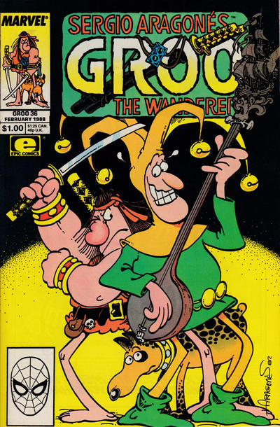 Cover for Sergio Aragonés Groo the Wanderer (Marvel, 1985 series) #36 [Direct]