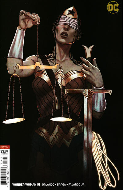 Cover for Wonder Woman (DC, 2016 series) #51 [Jenny Frison Variant Cover]
