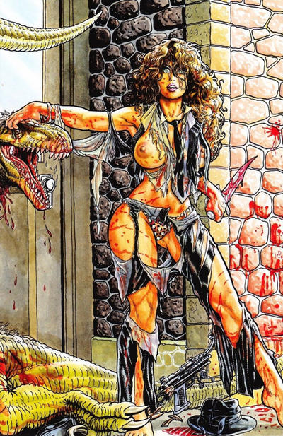 Cover for Cavewoman: Gangster (Amryl Entertainment, 2012 series) #2 [Special Edition - Budd Root Nude]